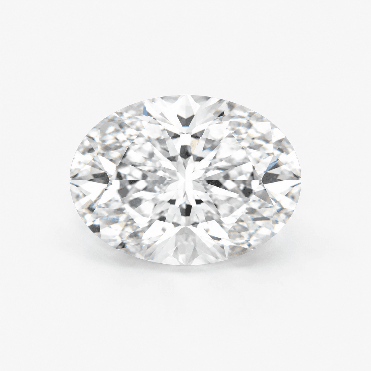 Oval gemstone shape
