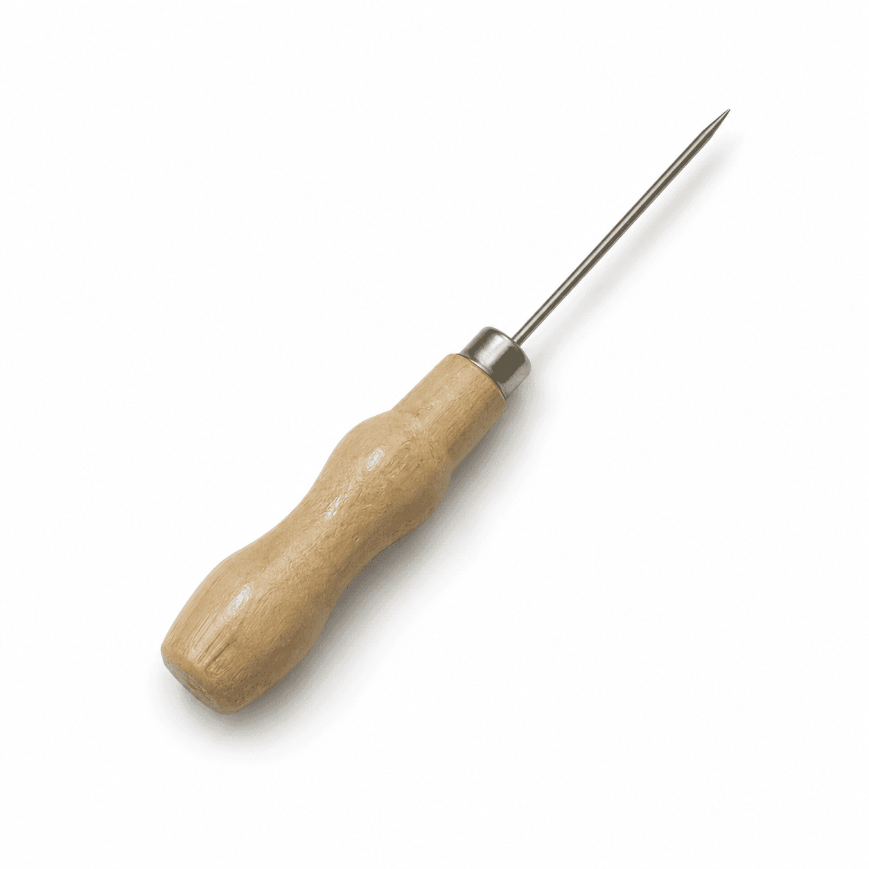 Awl tool for detailing a hand-carved wax ring